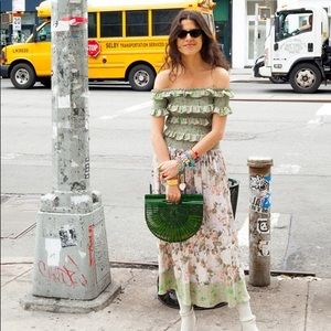 Rebecca Taylor floral midi dress.